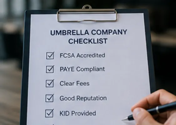 What are the benefits of working through an umbrella company?