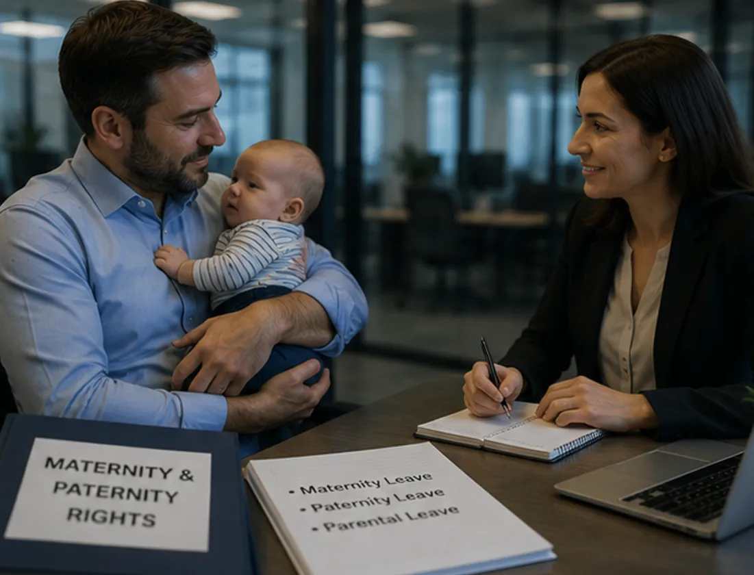 What maternity, paternity and parental rights do umbrella employees have?